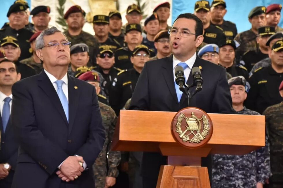 30 de agosto, día en que Jimmy Morales anunció la no renovación del mandato de la CICIG.